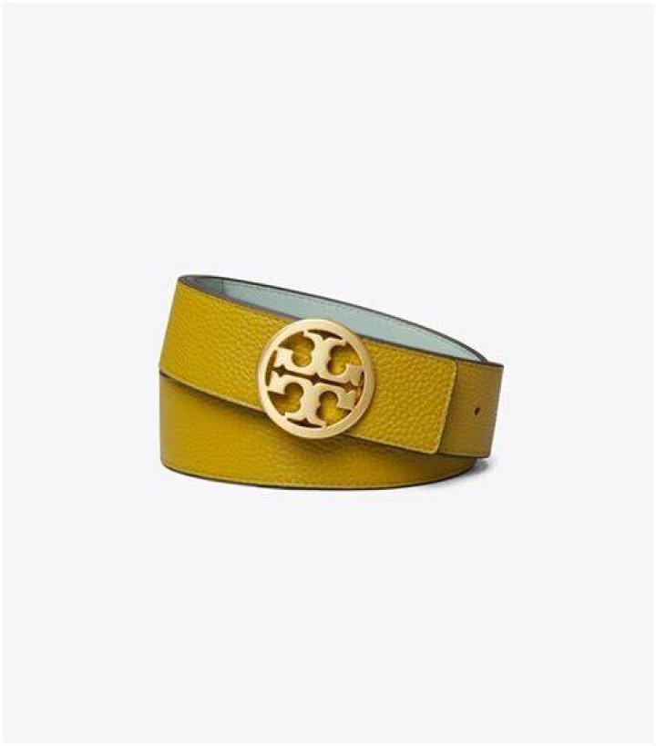 1 1/2&Prime; Reversible Belt (Gray Heron / Red Apple / Gold)