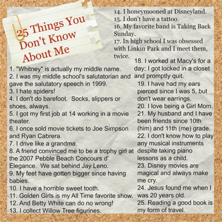 25 Things You Don't Know About Me Willie Geist
