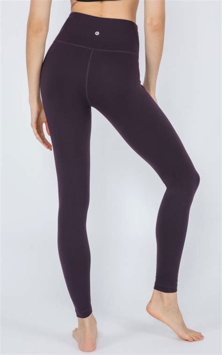 90 Degree By Reflex High Waist Fleece Lined Leggings - Yoga Pants - Black - Small