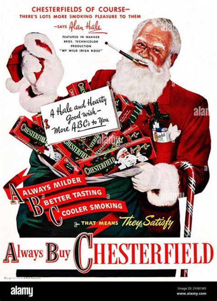  A 1947 Christmas advert, encouraging husbands to buy a vacuum cleaner for their wives