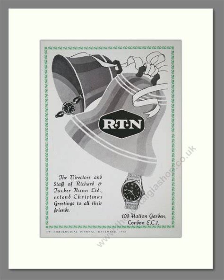  A 1958 Christmas advert for lady shaving razors