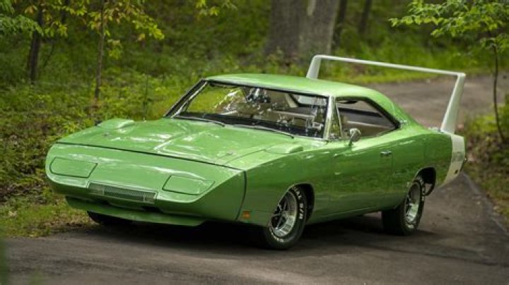 A 1969 Dodge Daytona is another priceless motor in Cena's collection that could fetch up to six-figures at auction