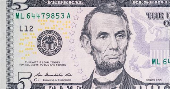 A $5 bill was put in the hosiery machine