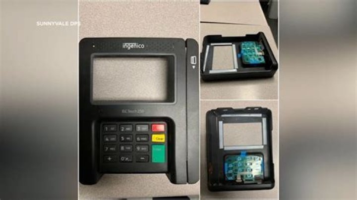 A card-skimming device was discovered at a Walmart in Oklahoma