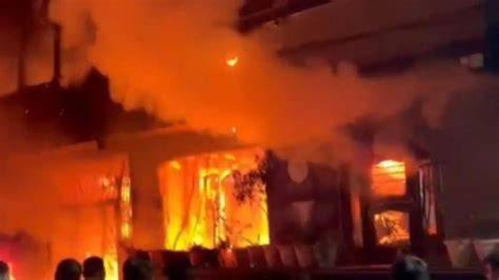 A cause of the blaze has not yet been revealed