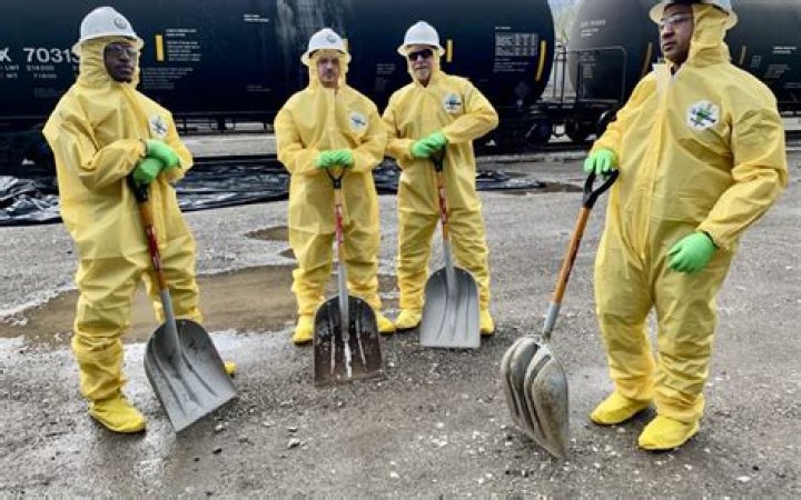 A cleanup crew and 20-yard dumpster was brought in as they worked to remove the debris left scattered on the property