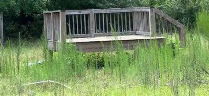 A Georgia neighbor has been accused of stealing an entire porch from a nearby homeowner