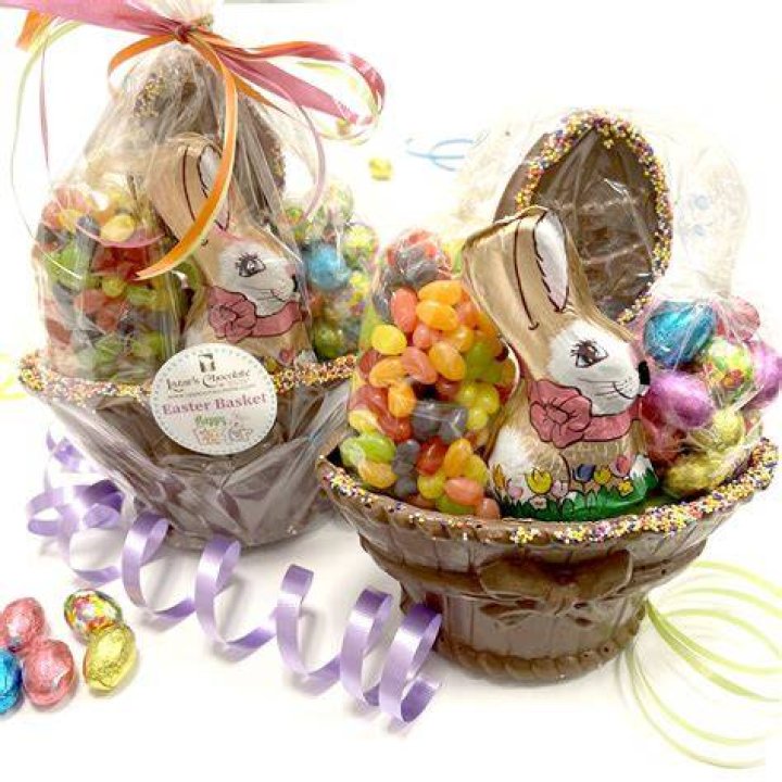 A Gift Inside Easter Chocolate Candy & Sweets Gift Basket