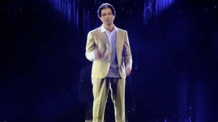 A hologram of Robert Kardashian, gifted to Kim Kardashian by Kanye West