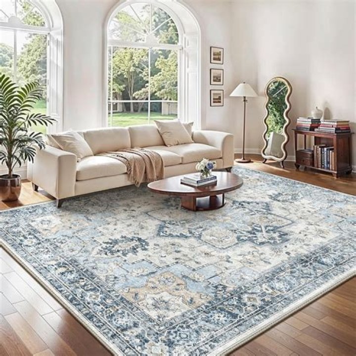 A large, oversized rug can help elevate a room