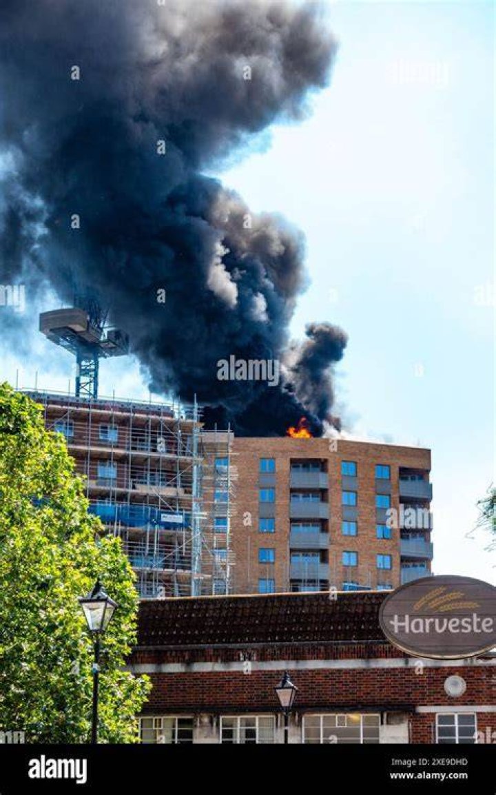 A massive fire has broken out at an Amsterdam apartment complex