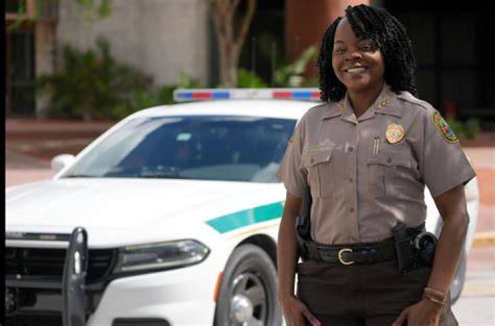 A Miami Dade police officer was taken to the hospital after he was shot in the head after a car chase on Monday