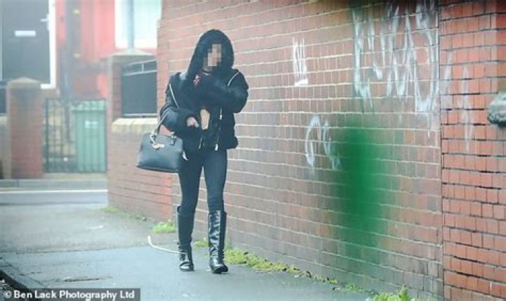 A sex worker in Holbeck, Leeds, before the scheme dubbed 'The Managed Approach' was shut down due to Covid