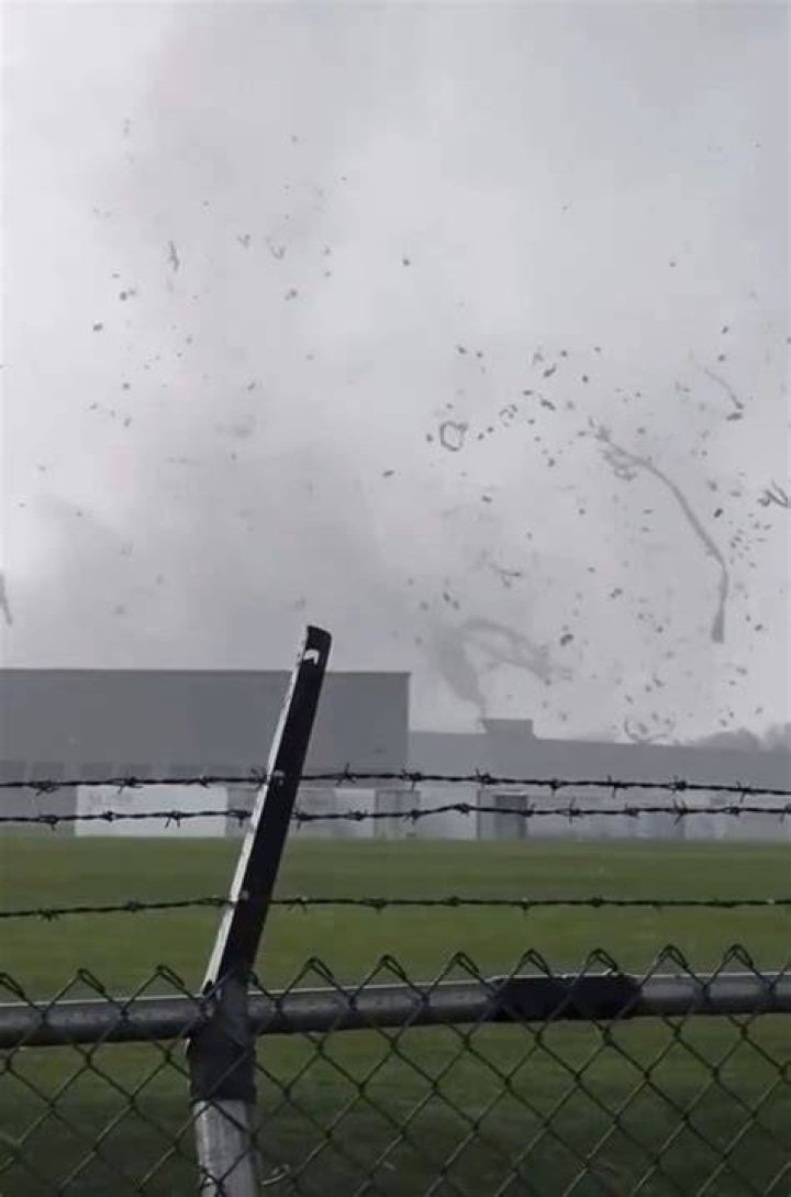 A tornado ripped apart Meijer Distribution Center in Miami County on Wednesday