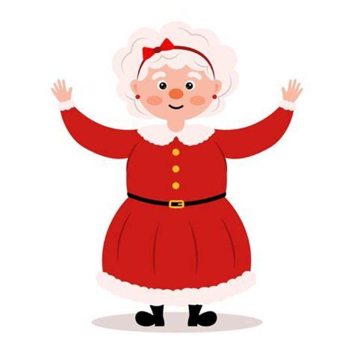  A very happy Mrs. Santa Claus features in this 1950s Christmas advert, as she has just received an ironing board