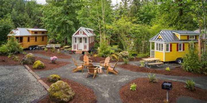 A village of tiny homes was built as an affordable housing solution