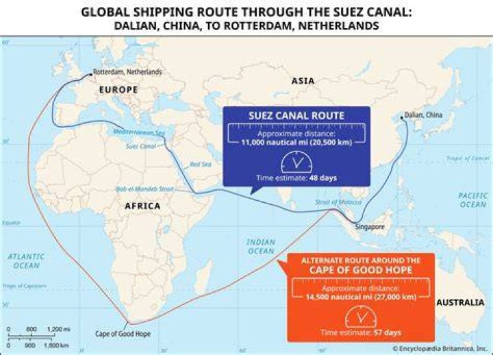 A vital shipping route passes through the Gate of Tears entrance to the Red Sea