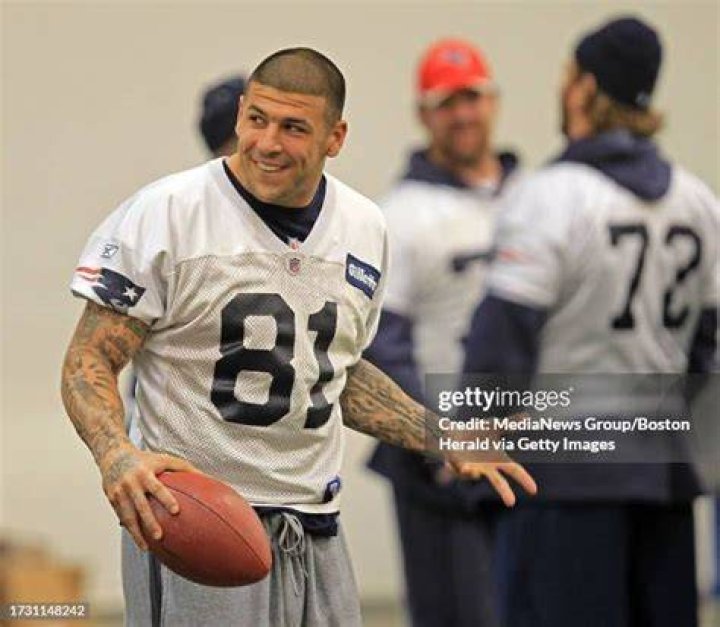 Aaron Hernandez was a tight end for the New England Patriots for three seasons before his career came to an abrupt end