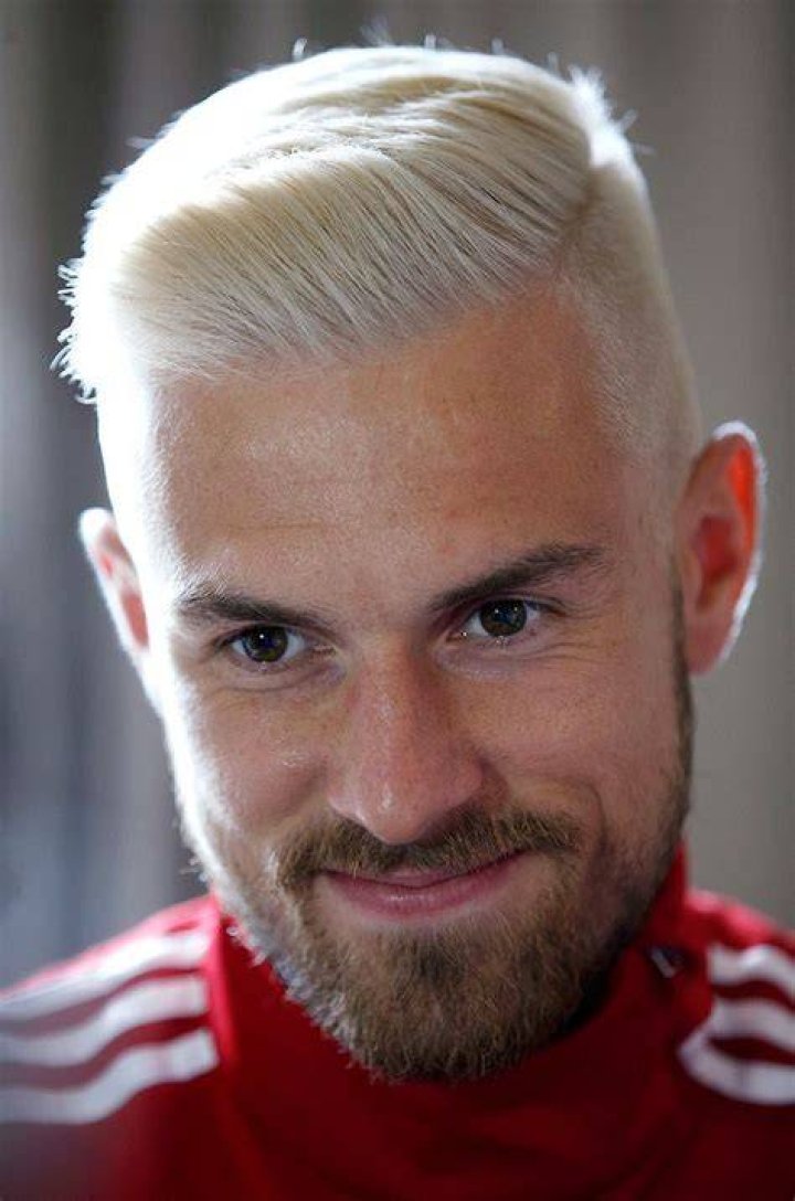 Aaron Ramsey with short hair in his first spell with Cardiff