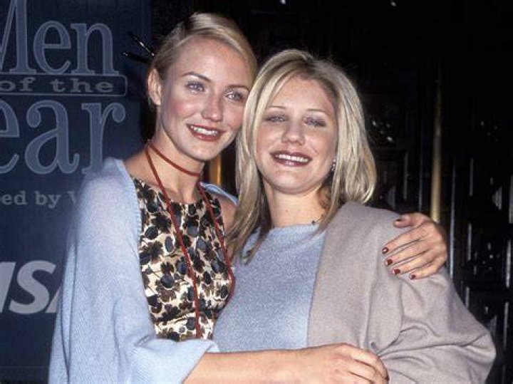  Actress Cameron Diaz and sister Chimene Diaz pictured in 1998
