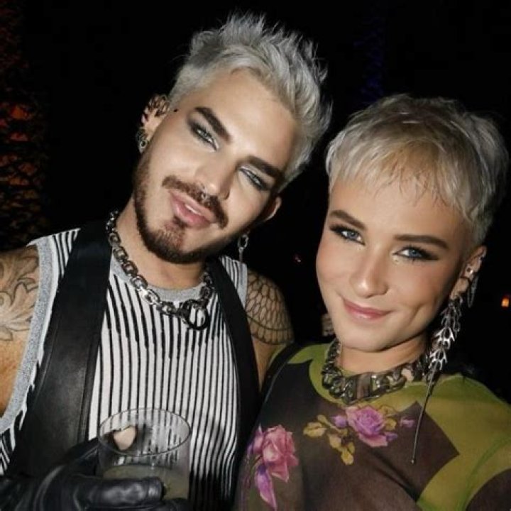 Adam Lambert with former boyfriend Javi Costa Polo