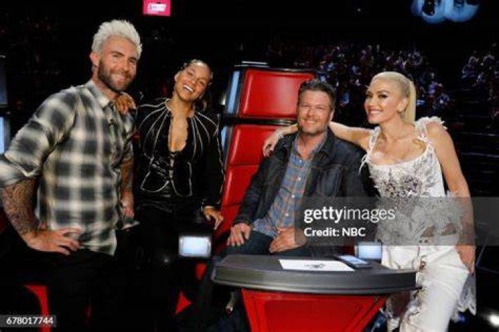 Adam Levine, Alicia Keys, Gwen Stefani and Blake Shelton