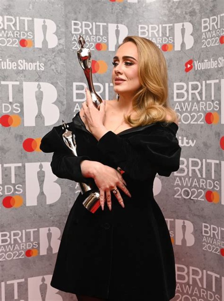 Adele at the Brit Awards in 2011