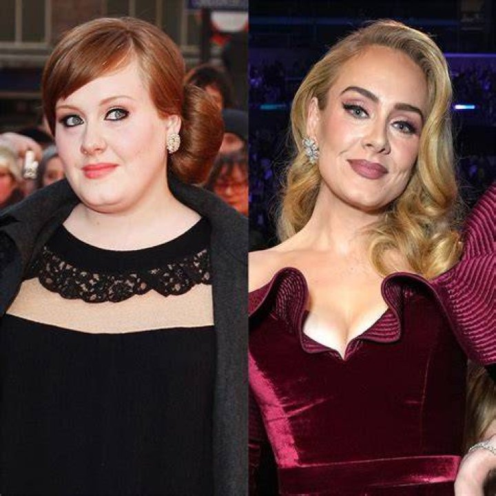 Adele pictured after she began her weight-loss journey
