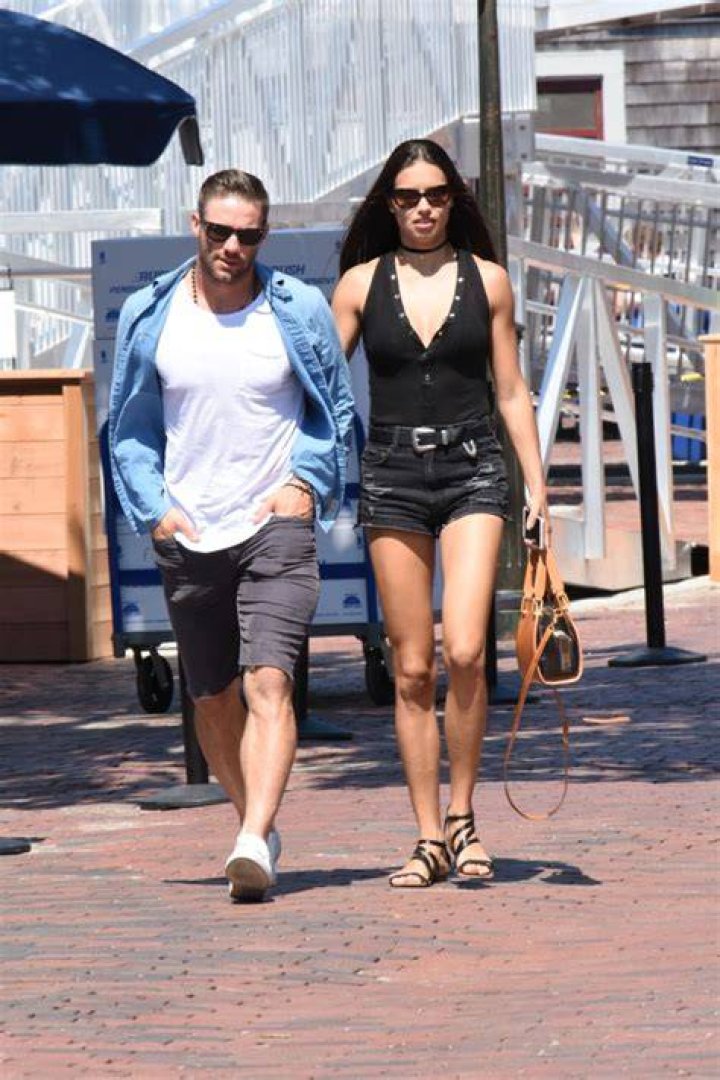 Adriana Lima and Julian Edelman