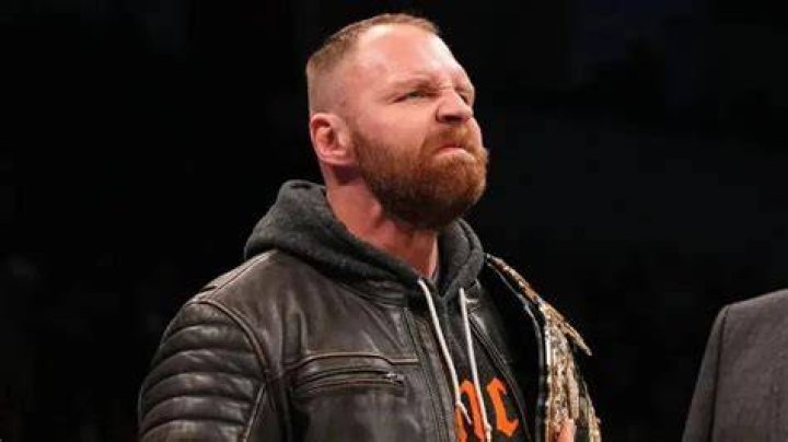 AEW star Jon Moxley pictured with his wife Renee Paquette