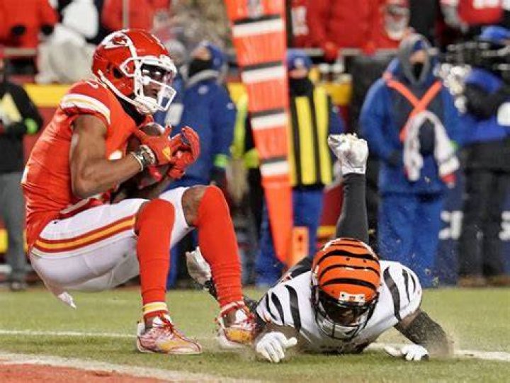 After Chiefs wide receiver Marquez Valdes-Scantling dropped a pass against the CIncinatti Bengals, Romo told Jim Nantz: 'Well, you talked about their ball's dropping'