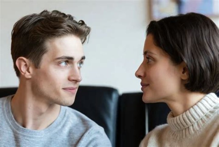 After making eye contact, she decided to search for him on Tinder