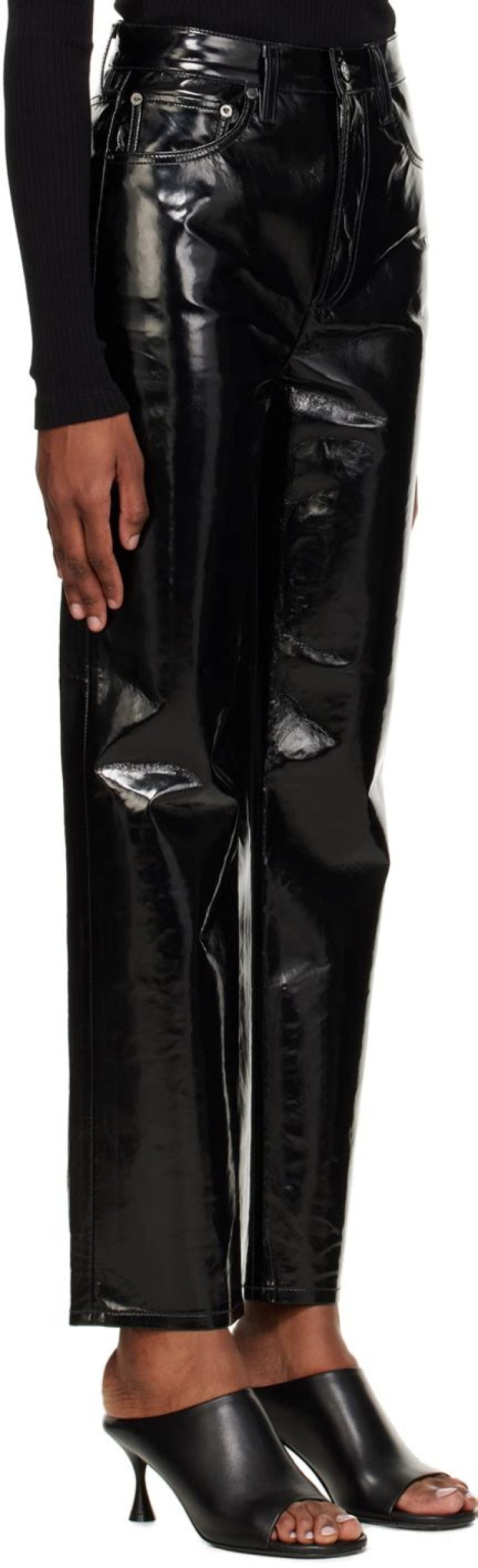 Agolde leather pants
