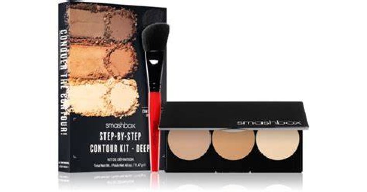 Aimee uses Smashbox Step By Step contour palette to shape Polly's cheekbones