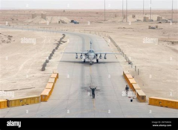 Al Asad air base was one of two sites targeted by Iranian missiles