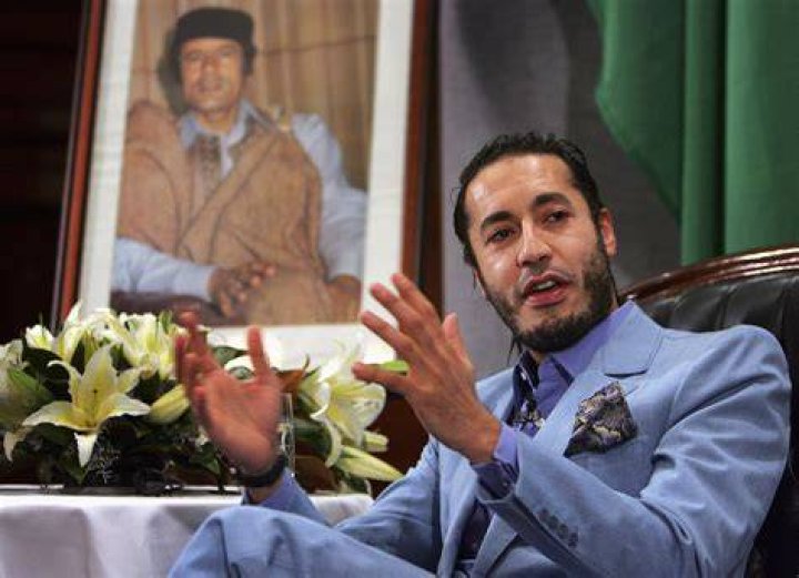 Al-Saadi Gaddafi, who became a professional footballer, was the son of the former Libyan leader