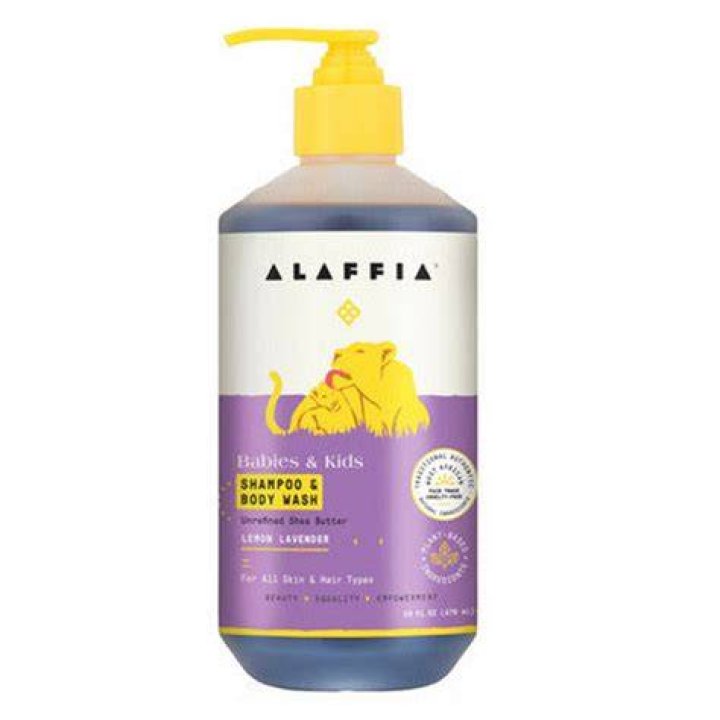 Alaffia Kids Lemon Lavender Shampoo & Body Wash
