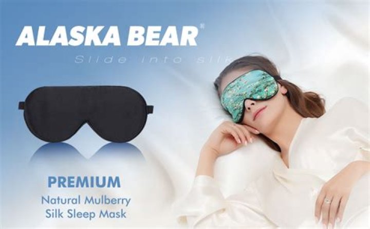 Alaska Bear Sleep Mask Silk Eye Cover 