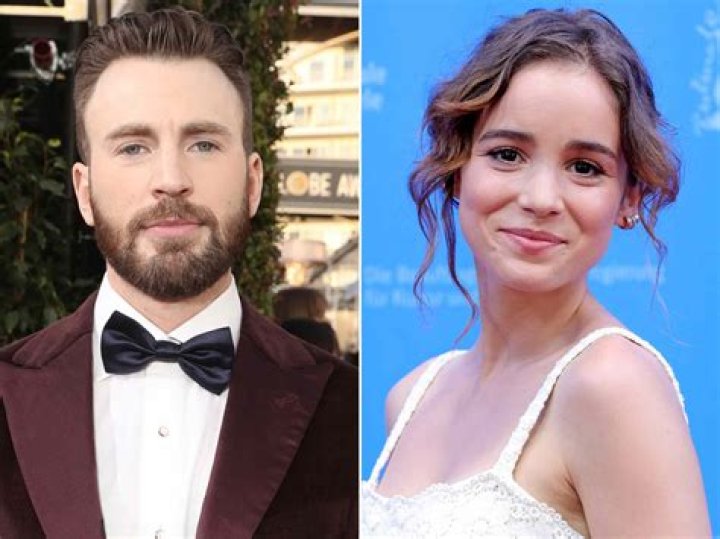Alba Baptista and Chris Evans
