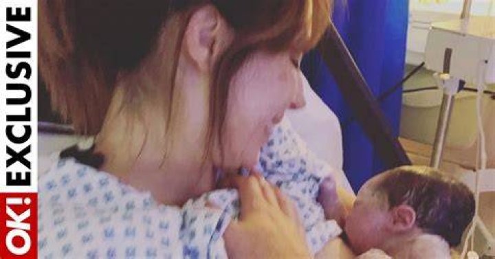 Alex recently gave birth to her first child with Tim
