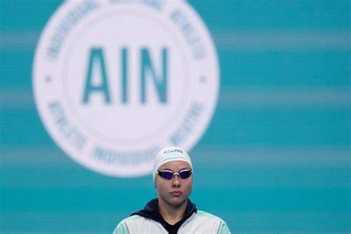 Alina is a champion swimmer in her native Ukraine