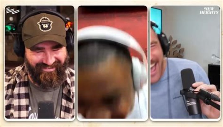 All three continually burst out into hysterics as Jones described how his penis 'fell out' during the 40-yard dash