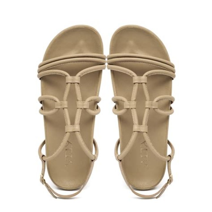 almond sandals
