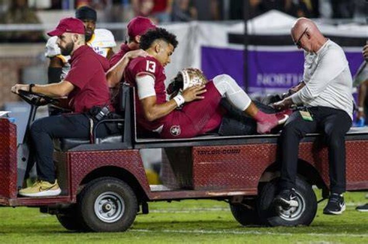 Although Travis was injured prior to the race, he was still determined to run