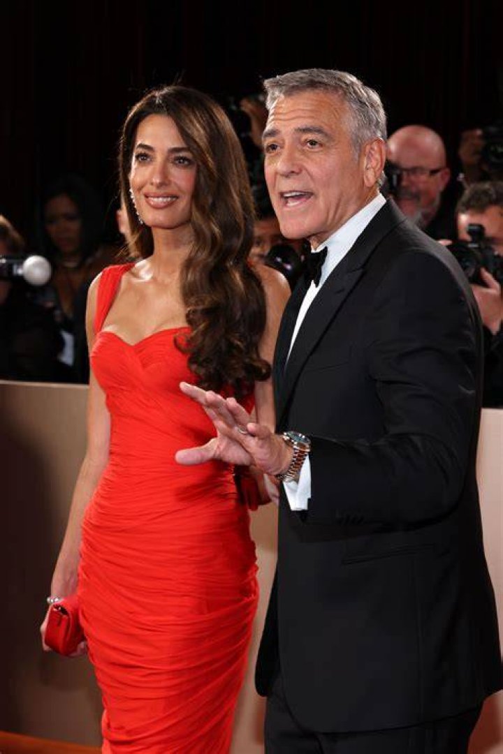 Amal Alamuddin, George Clooney, Rande Gerber and Cindy Crawford