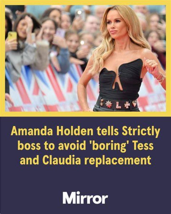 Amanda Holden sent a message of support to her friend
