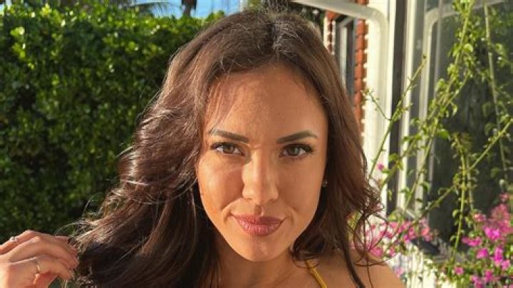 Amber Fields took social media by storm with an orange barely-there bikini