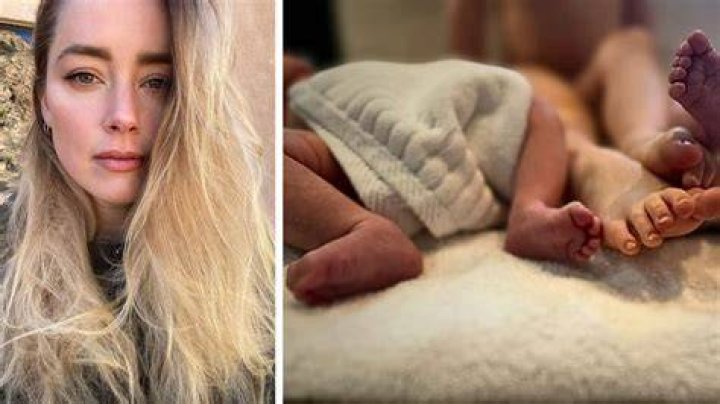 Amber Heard has welcomed her first child