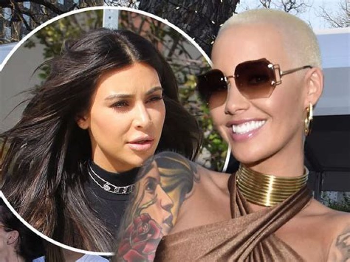 Amber Rose and Kim Kardashian
