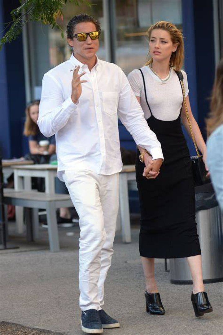 Amber with Vito Schnabel at Wimbledon